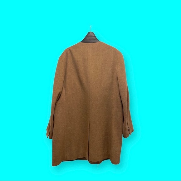 Brown Oversized Long Coat - Picture 4 of 4